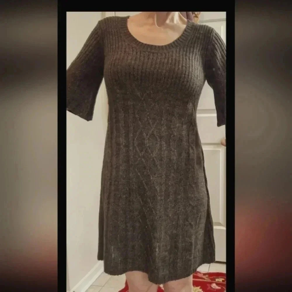 Juniors Large Pink Republic Sweater Dress